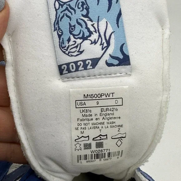New Balance 1500 Made in England UK Year Of The Tiger Sneakers Blue M1500PWT - Picture 13 of 16